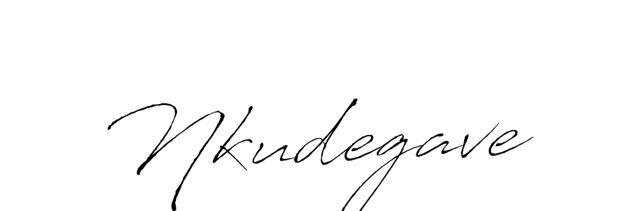 How to make Nkudegave name signature. Use Antro_Vectra style for creating short signs online. This is the latest handwritten sign. Nkudegave signature style 6 images and pictures png