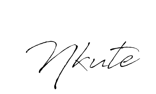 Best and Professional Signature Style for Nkute. Antro_Vectra Best Signature Style Collection. Nkute signature style 6 images and pictures png
