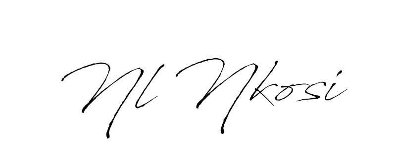 Antro_Vectra is a professional signature style that is perfect for those who want to add a touch of class to their signature. It is also a great choice for those who want to make their signature more unique. Get Nl Nkosi name to fancy signature for free. Nl Nkosi signature style 6 images and pictures png