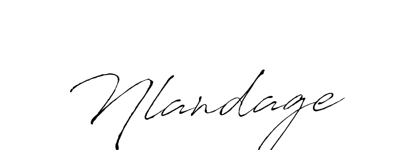 Create a beautiful signature design for name Nlandage. With this signature (Antro_Vectra) fonts, you can make a handwritten signature for free. Nlandage signature style 6 images and pictures png