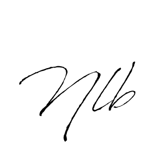 You should practise on your own different ways (Antro_Vectra) to write your name (Nlb) in signature. don't let someone else do it for you. Nlb signature style 6 images and pictures png