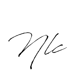 Antro_Vectra is a professional signature style that is perfect for those who want to add a touch of class to their signature. It is also a great choice for those who want to make their signature more unique. Get Nlc name to fancy signature for free. Nlc signature style 6 images and pictures png