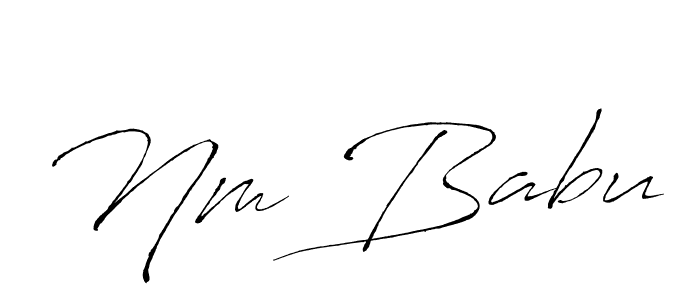 Check out images of Autograph of Nm Babu name. Actor Nm Babu Signature Style. Antro_Vectra is a professional sign style online. Nm Babu signature style 6 images and pictures png