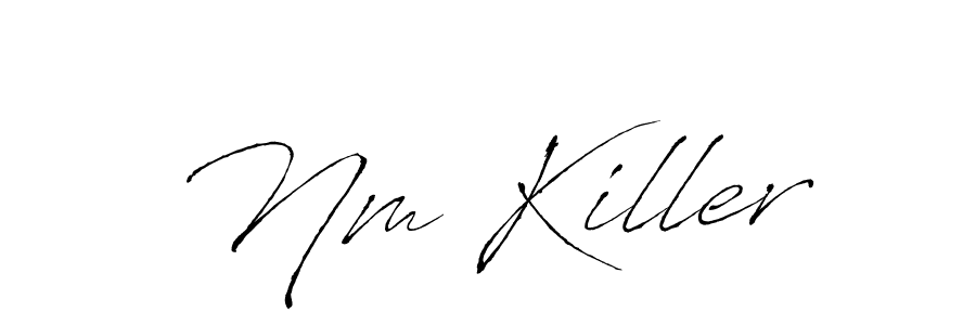It looks lik you need a new signature style for name Nm Killer. Design unique handwritten (Antro_Vectra) signature with our free signature maker in just a few clicks. Nm Killer signature style 6 images and pictures png