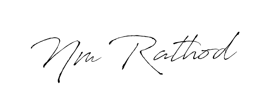 Here are the top 10 professional signature styles for the name Nm Rathod. These are the best autograph styles you can use for your name. Nm Rathod signature style 6 images and pictures png