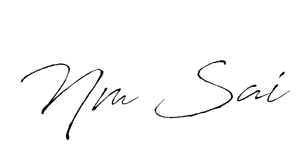 This is the best signature style for the Nm Sai name. Also you like these signature font (Antro_Vectra). Mix name signature. Nm Sai signature style 6 images and pictures png