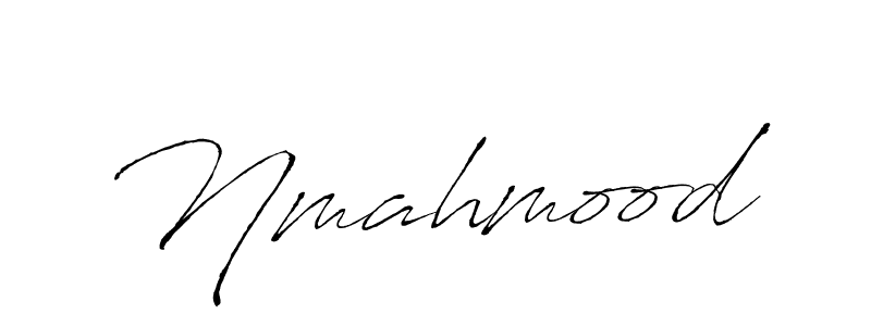 Nmahmood stylish signature style. Best Handwritten Sign (Antro_Vectra) for my name. Handwritten Signature Collection Ideas for my name Nmahmood. Nmahmood signature style 6 images and pictures png