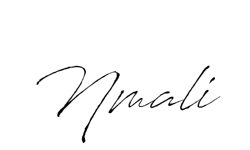 How to make Nmali signature? Antro_Vectra is a professional autograph style. Create handwritten signature for Nmali name. Nmali signature style 6 images and pictures png