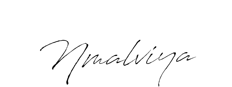 Antro_Vectra is a professional signature style that is perfect for those who want to add a touch of class to their signature. It is also a great choice for those who want to make their signature more unique. Get Nmalviya name to fancy signature for free. Nmalviya signature style 6 images and pictures png