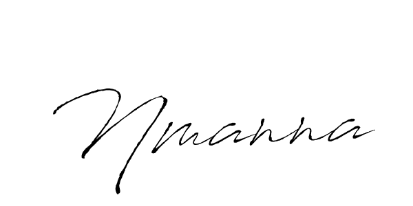 How to make Nmanna signature? Antro_Vectra is a professional autograph style. Create handwritten signature for Nmanna name. Nmanna signature style 6 images and pictures png