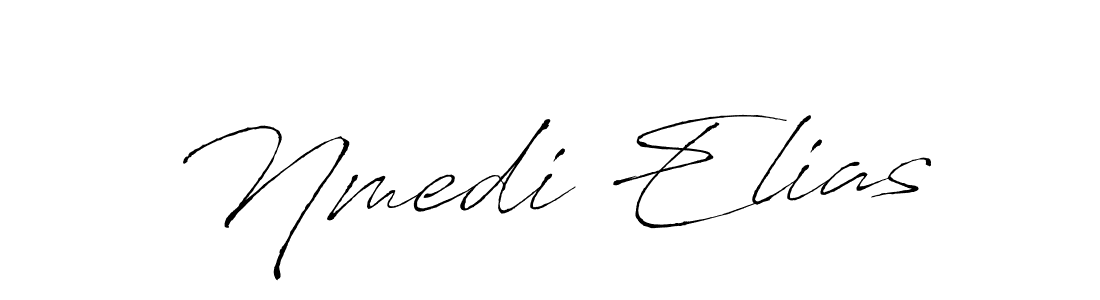 Also You can easily find your signature by using the search form. We will create Nmedi Elias name handwritten signature images for you free of cost using Antro_Vectra sign style. Nmedi Elias signature style 6 images and pictures png