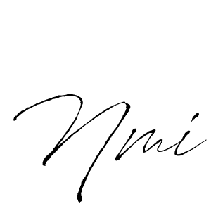 This is the best signature style for the Nmi name. Also you like these signature font (Antro_Vectra). Mix name signature. Nmi signature style 6 images and pictures png