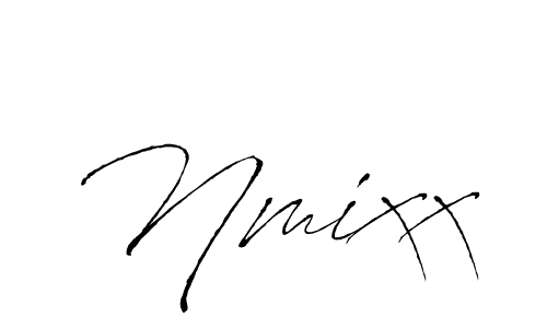 The best way (Antro_Vectra) to make a short signature is to pick only two or three words in your name. The name Nmixx include a total of six letters. For converting this name. Nmixx signature style 6 images and pictures png