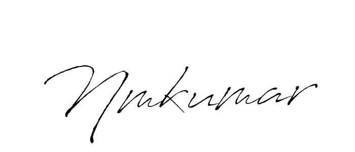 Nmkumar stylish signature style. Best Handwritten Sign (Antro_Vectra) for my name. Handwritten Signature Collection Ideas for my name Nmkumar. Nmkumar signature style 6 images and pictures png