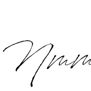 Also we have Nmm name is the best signature style. Create professional handwritten signature collection using Antro_Vectra autograph style. Nmm signature style 6 images and pictures png