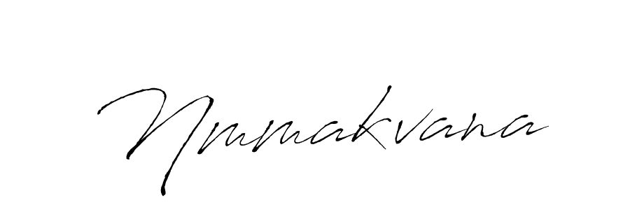 Make a beautiful signature design for name Nmmakvana. With this signature (Antro_Vectra) style, you can create a handwritten signature for free. Nmmakvana signature style 6 images and pictures png
