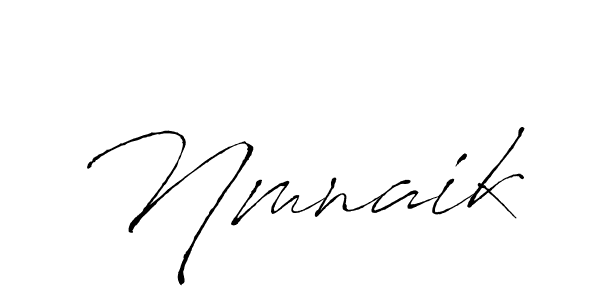 Nmnaik stylish signature style. Best Handwritten Sign (Antro_Vectra) for my name. Handwritten Signature Collection Ideas for my name Nmnaik. Nmnaik signature style 6 images and pictures png