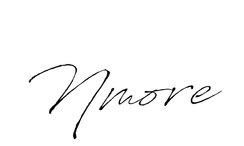 Use a signature maker to create a handwritten signature online. With this signature software, you can design (Antro_Vectra) your own signature for name Nmore. Nmore signature style 6 images and pictures png