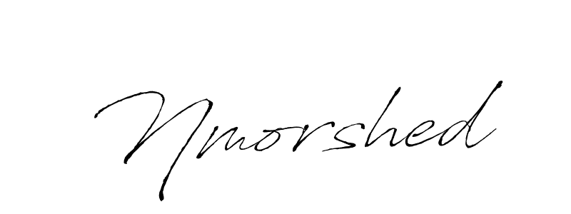 Design your own signature with our free online signature maker. With this signature software, you can create a handwritten (Antro_Vectra) signature for name Nmorshed. Nmorshed signature style 6 images and pictures png