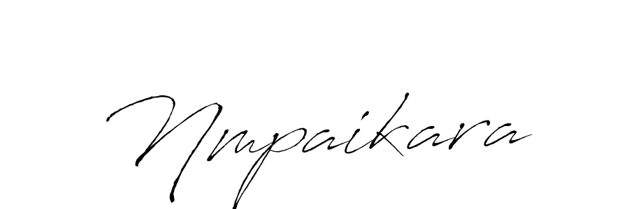 How to make Nmpaikara signature? Antro_Vectra is a professional autograph style. Create handwritten signature for Nmpaikara name. Nmpaikara signature style 6 images and pictures png