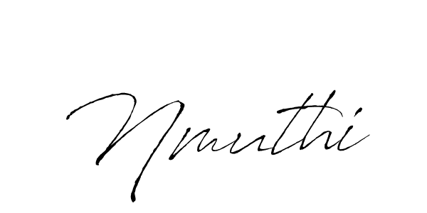 Make a beautiful signature design for name Nmuthi. With this signature (Antro_Vectra) style, you can create a handwritten signature for free. Nmuthi signature style 6 images and pictures png