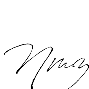 Design your own signature with our free online signature maker. With this signature software, you can create a handwritten (Antro_Vectra) signature for name Nmz. Nmz signature style 6 images and pictures png