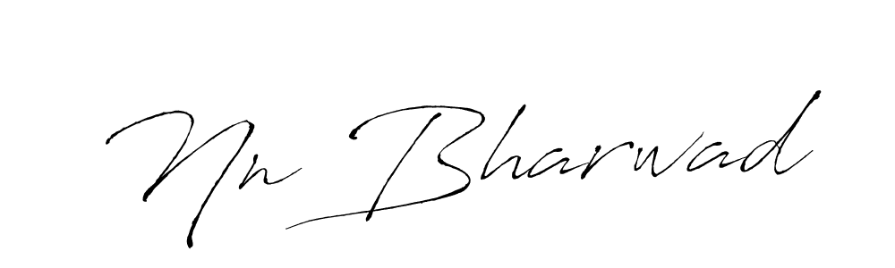 How to make Nn Bharwad signature? Antro_Vectra is a professional autograph style. Create handwritten signature for Nn Bharwad name. Nn Bharwad signature style 6 images and pictures png