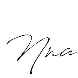 Create a beautiful signature design for name Nna. With this signature (Antro_Vectra) fonts, you can make a handwritten signature for free. Nna signature style 6 images and pictures png