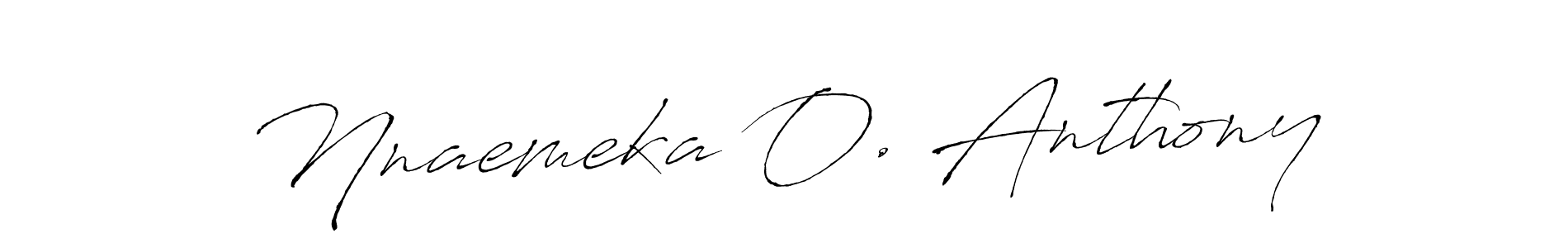 Create a beautiful signature design for name Nnaemeka O. Anthony. With this signature (Antro_Vectra) fonts, you can make a handwritten signature for free. Nnaemeka O. Anthony signature style 6 images and pictures png