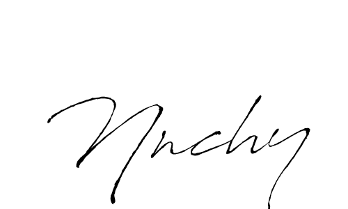 Also we have Nnchy name is the best signature style. Create professional handwritten signature collection using Antro_Vectra autograph style. Nnchy signature style 6 images and pictures png