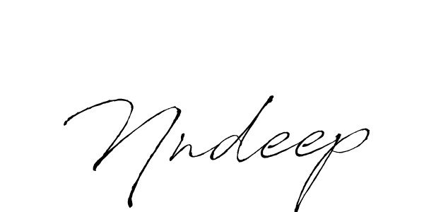 Nndeep stylish signature style. Best Handwritten Sign (Antro_Vectra) for my name. Handwritten Signature Collection Ideas for my name Nndeep. Nndeep signature style 6 images and pictures png