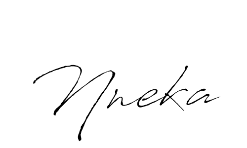 Similarly Antro_Vectra is the best handwritten signature design. Signature creator online .You can use it as an online autograph creator for name Nneka. Nneka signature style 6 images and pictures png
