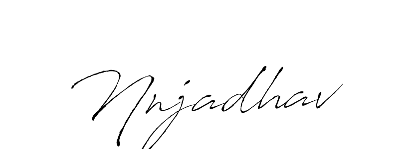 Use a signature maker to create a handwritten signature online. With this signature software, you can design (Antro_Vectra) your own signature for name Nnjadhav. Nnjadhav signature style 6 images and pictures png