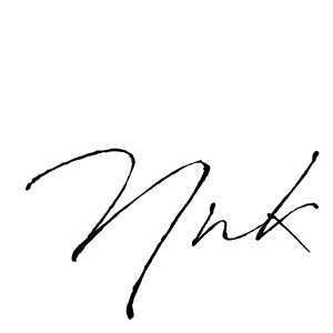 Also we have Nnk name is the best signature style. Create professional handwritten signature collection using Antro_Vectra autograph style. Nnk signature style 6 images and pictures png