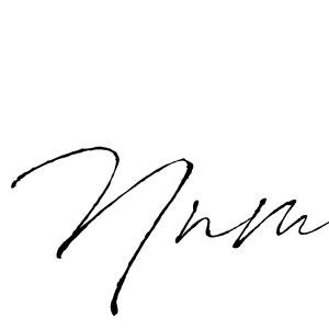 How to make Nnm name signature. Use Antro_Vectra style for creating short signs online. This is the latest handwritten sign. Nnm signature style 6 images and pictures png