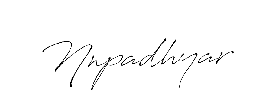 How to make Nnpadhyar name signature. Use Antro_Vectra style for creating short signs online. This is the latest handwritten sign. Nnpadhyar signature style 6 images and pictures png