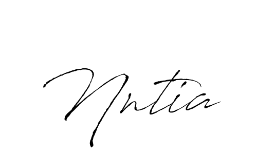 Design your own signature with our free online signature maker. With this signature software, you can create a handwritten (Antro_Vectra) signature for name Nntia. Nntia signature style 6 images and pictures png