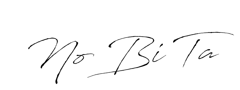 Create a beautiful signature design for name No Bi Ta. With this signature (Antro_Vectra) fonts, you can make a handwritten signature for free. No Bi Ta signature style 6 images and pictures png