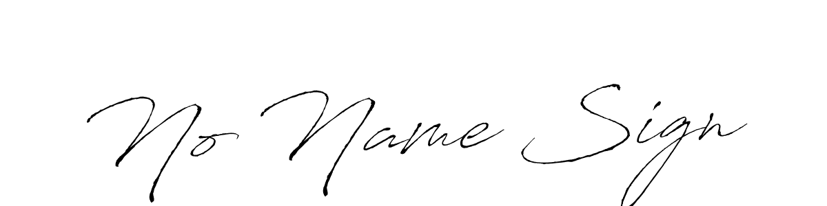 No Name Sign stylish signature style. Best Handwritten Sign (Antro_Vectra) for my name. Handwritten Signature Collection Ideas for my name No Name Sign. No Name Sign signature style 6 images and pictures png