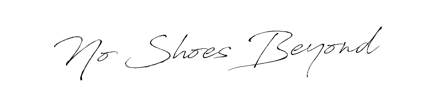 Use a signature maker to create a handwritten signature online. With this signature software, you can design (Antro_Vectra) your own signature for name No Shoes Beyond. No Shoes Beyond signature style 6 images and pictures png