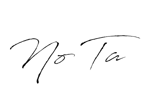 You can use this online signature creator to create a handwritten signature for the name No Ta. This is the best online autograph maker. No Ta signature style 6 images and pictures png