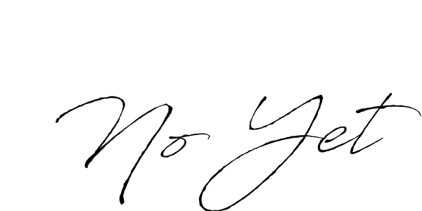 Make a beautiful signature design for name No Yet. With this signature (Antro_Vectra) style, you can create a handwritten signature for free. No Yet signature style 6 images and pictures png