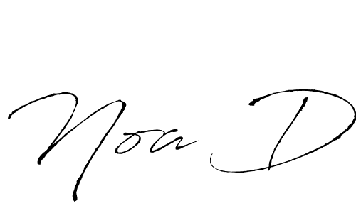 Best and Professional Signature Style for Noa D. Antro_Vectra Best Signature Style Collection. Noa D signature style 6 images and pictures png