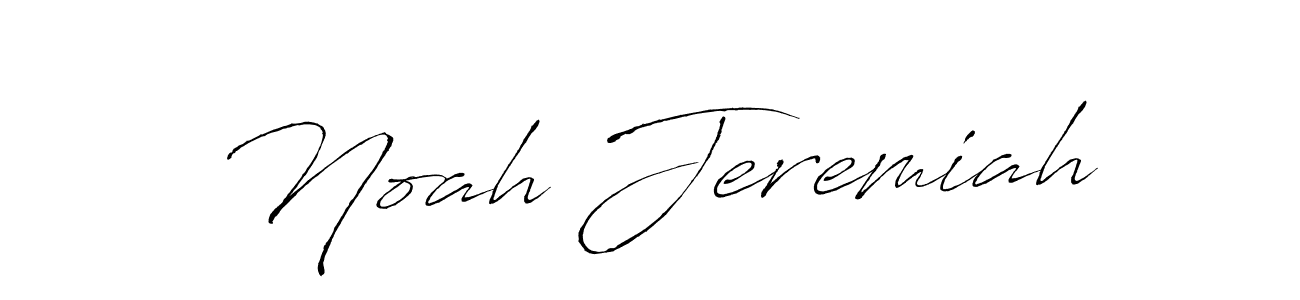 Make a beautiful signature design for name Noah Jeremiah. With this signature (Antro_Vectra) style, you can create a handwritten signature for free. Noah Jeremiah signature style 6 images and pictures png