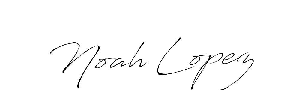 Noah Lopez stylish signature style. Best Handwritten Sign (Antro_Vectra) for my name. Handwritten Signature Collection Ideas for my name Noah Lopez. Noah Lopez signature style 6 images and pictures png