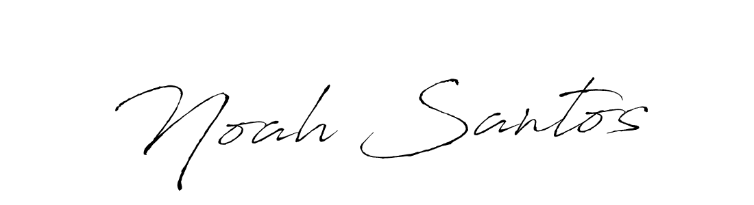 Noah Santos stylish signature style. Best Handwritten Sign (Antro_Vectra) for my name. Handwritten Signature Collection Ideas for my name Noah Santos. Noah Santos signature style 6 images and pictures png