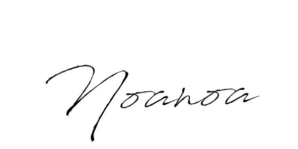 Use a signature maker to create a handwritten signature online. With this signature software, you can design (Antro_Vectra) your own signature for name Noanoa. Noanoa signature style 6 images and pictures png
