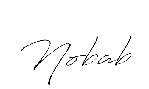 Similarly Antro_Vectra is the best handwritten signature design. Signature creator online .You can use it as an online autograph creator for name Nobab. Nobab signature style 6 images and pictures png