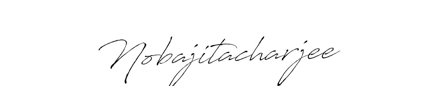 Design your own signature with our free online signature maker. With this signature software, you can create a handwritten (Antro_Vectra) signature for name Nobajitacharjee. Nobajitacharjee signature style 6 images and pictures png