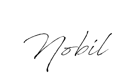 The best way (Antro_Vectra) to make a short signature is to pick only two or three words in your name. The name Nobil include a total of six letters. For converting this name. Nobil signature style 6 images and pictures png
